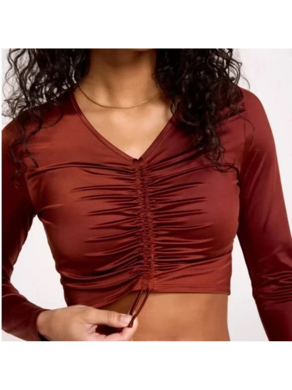 Calia By Carrie Underwood Ruched Rash Guard Top Size S NWT